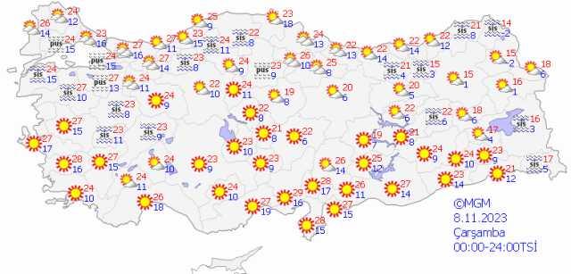 Türkiye yağışlı havanın etkisi altına giriyor! Sıcaklıklar yarından itibaren 10 derece birden düşecek Türkiye yağışlı havanın etkisi altına giriyor! Sıcaklıklar yarından itibaren 10 derece birden düşecek