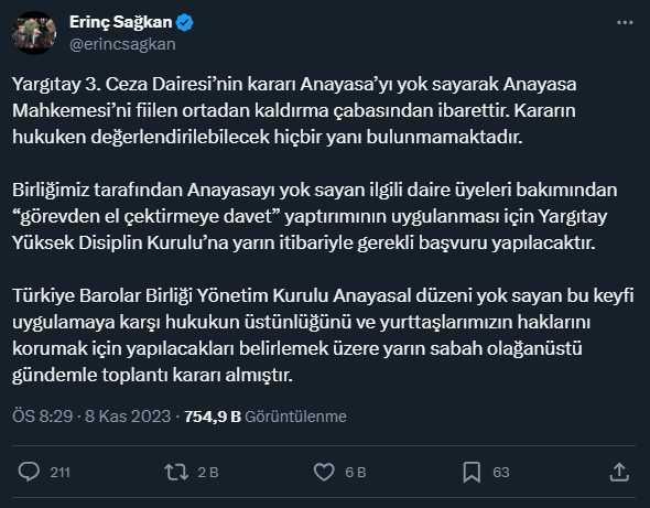 Yargıtay'ın Can Atalay ve AYM kararına siyasilerden peş peşe tepki geldi Yargıtay'ın Can Atalay ve AYM kararına siyasilerden peş peşe tepki geldi