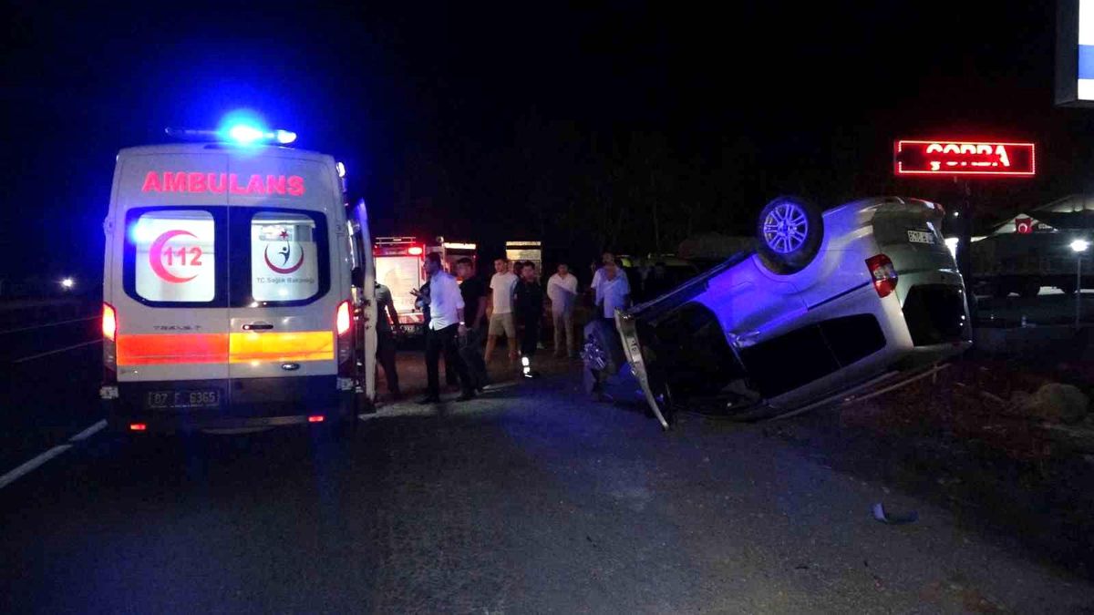 Manavgat'ta kaza: 1 kişi yaralandı