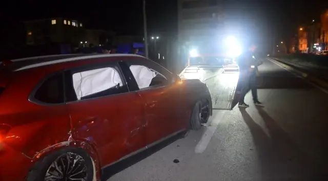 Eskişehir'de Misafirlikte İzinsiz Alınan TOGG Marka Araçla Kaza