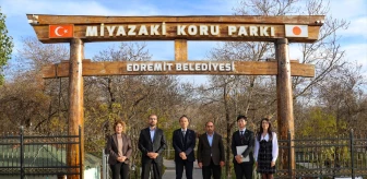 Japonya Büyükelçisi Miyazaki Koru Parkı'nı Ziyaret Etti