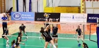 Nilüfer Belediyespor Kadın Voleybol Takımı Hırvatistan'ı mağlup ederek çeyrek finale yükseldi