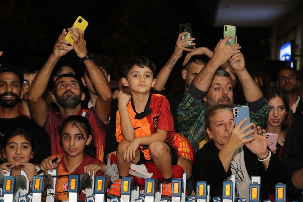 Galatasaray, Atakaş Hatayspor maçı için Mersin'e geldi