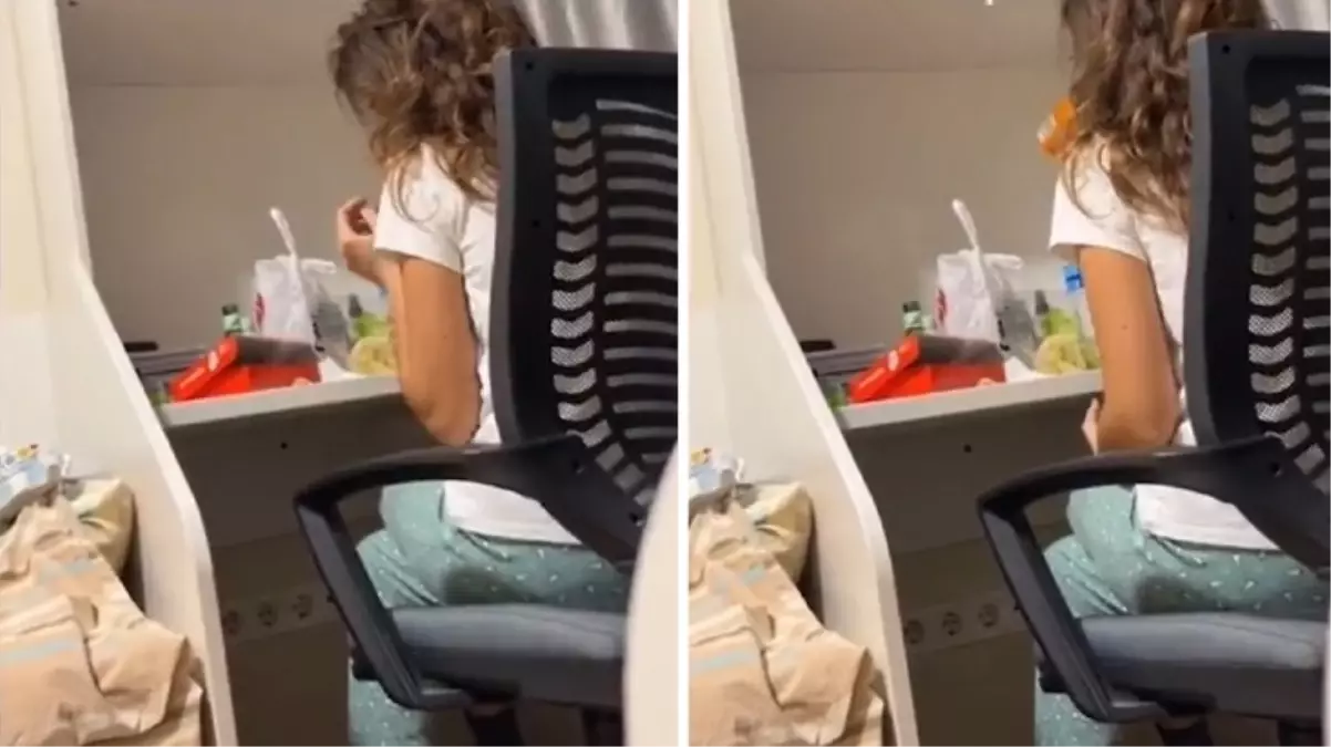 Yurtta kalan genç, arkadaşını videoya alıp paylaştı: Ne yapabilirim?