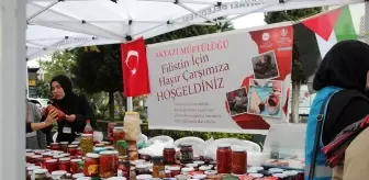 Akyazı'da Filistin'e Destek Kermesi Düzenlendi