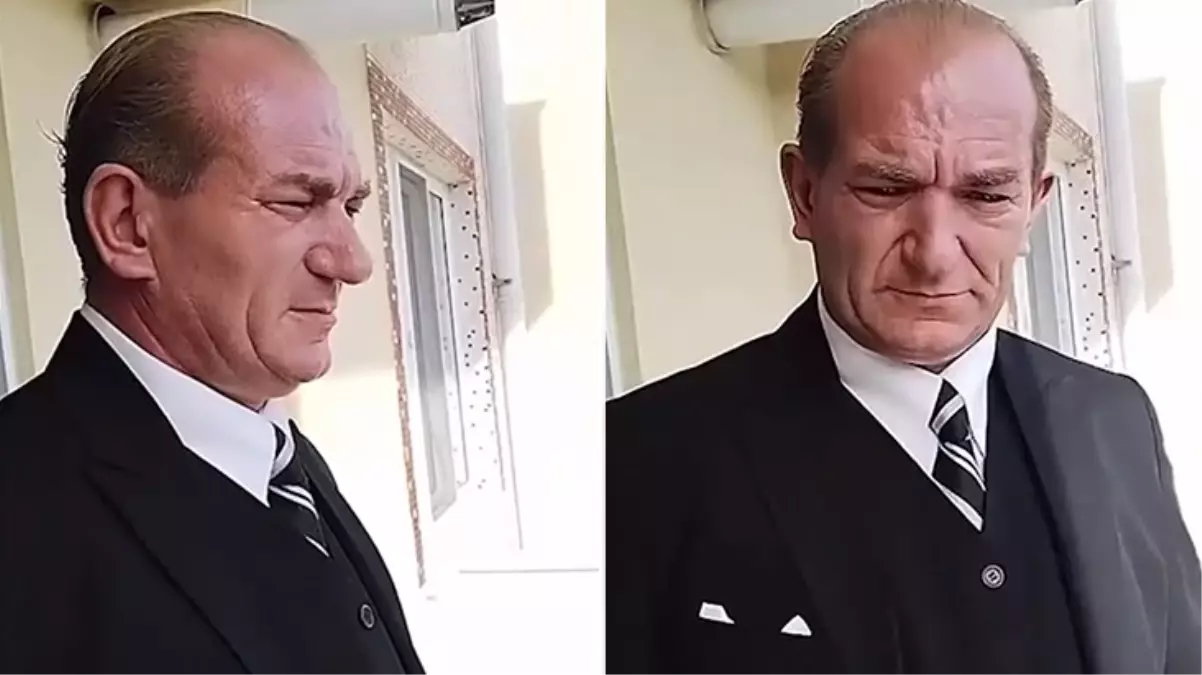 Atatürk'e benzeyen fenomen Serdar Görel, 10 Kasım'da saat 09.05'te yayın açarak yüksek miktarda bağış topladı