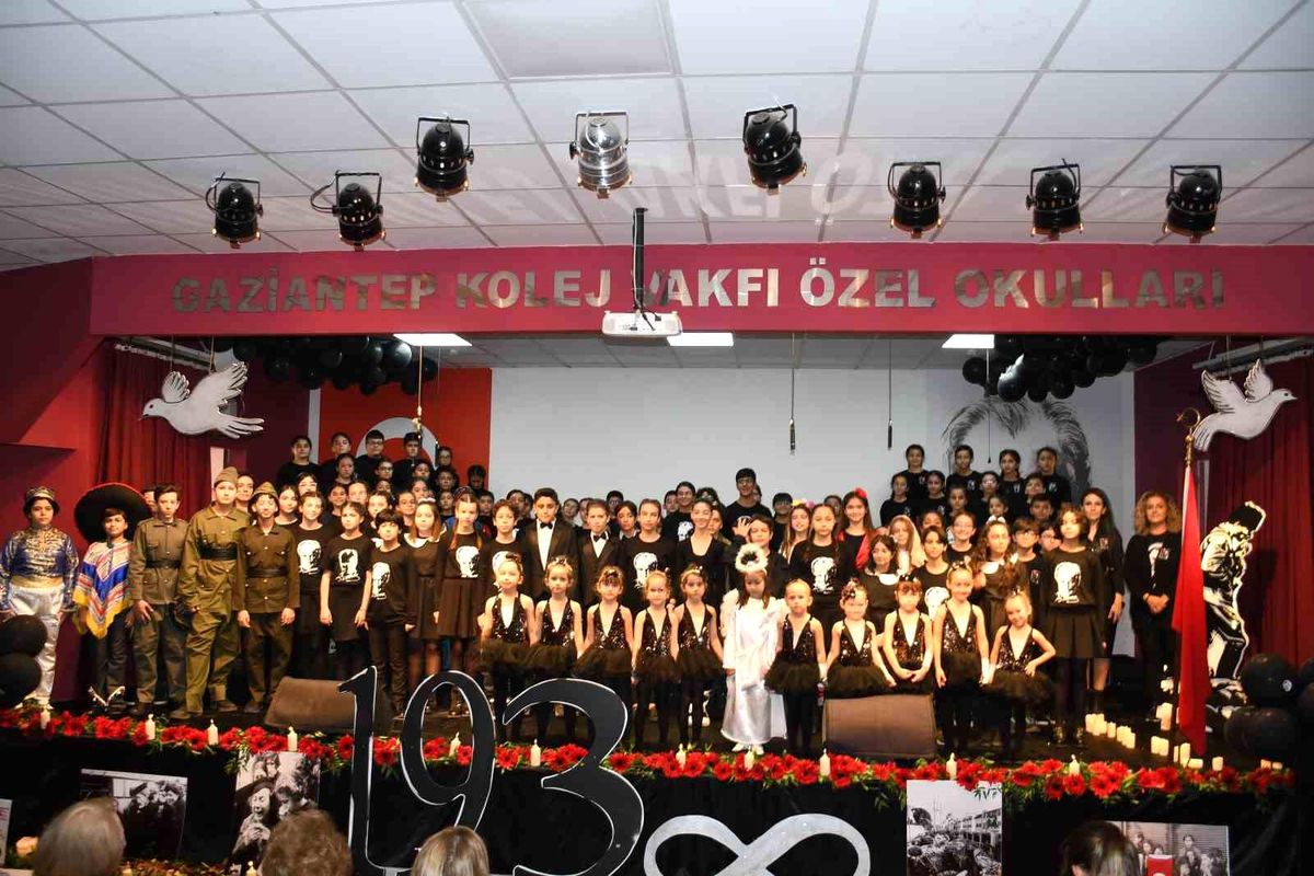 GKV Özel Okulları'nda Atatürk'ü Anma Töreni Düzenlendi