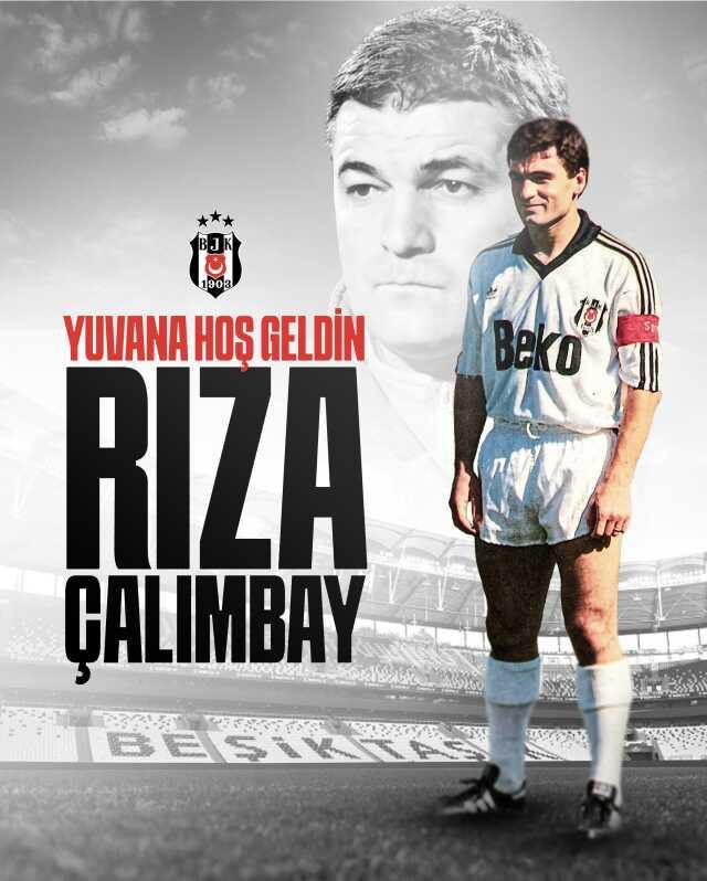 Beşiktaş'ta Rıza Çalımbay dönemi başladı Beşiktaş'ta Rıza Çalımbay dönemi başladı