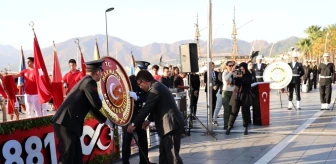 Marmaris'te Atatürk'ün Vefatının 85. Yılı Anma Töreni Düzenlendi
