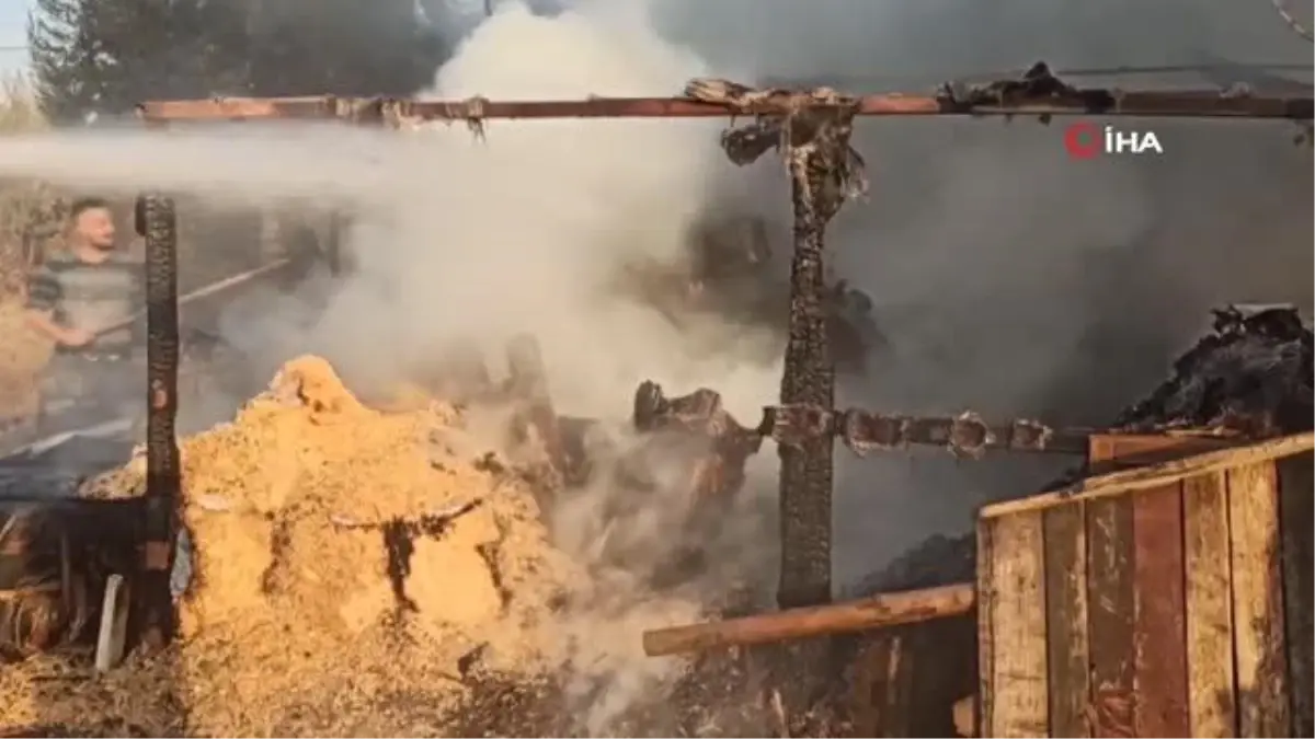 Sungurlu'da korkutan ev yangını