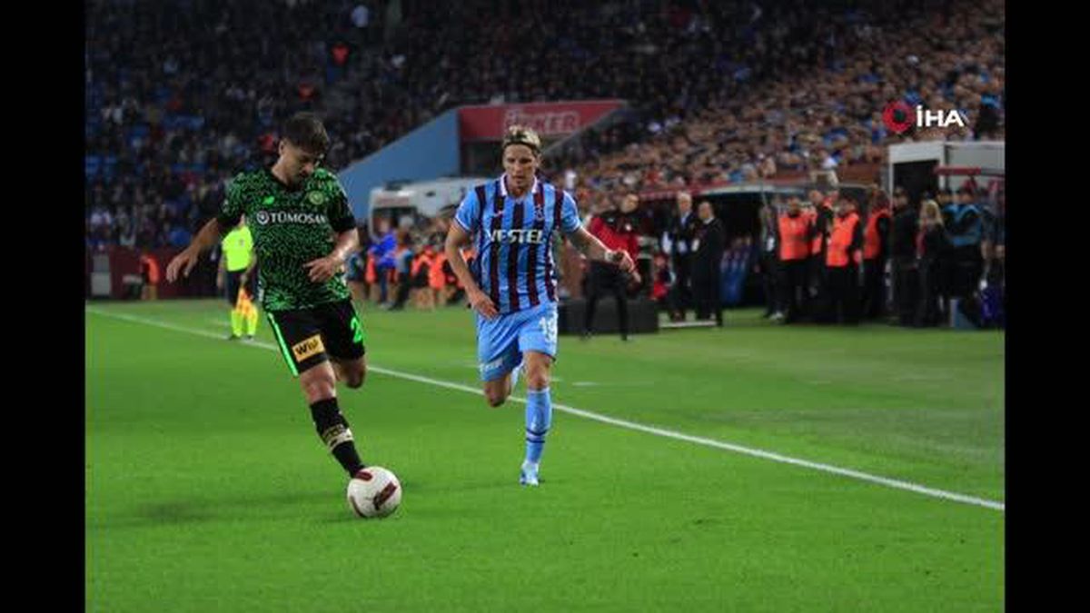 Trabzonspor, Konyaspor'u 2-1 mağlup etti