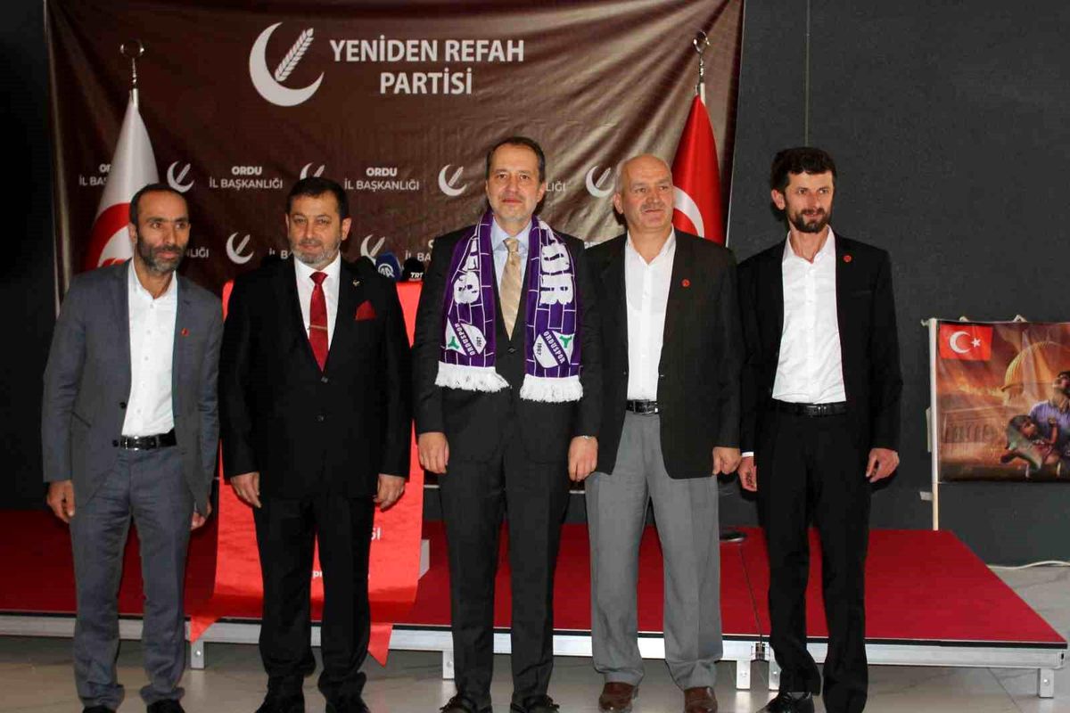 Yeniden Refah Partisi Genel Başkanı Dr. Fatih Erbakan: İslam alemi tarafından Türkiye öncülüğünde yeni siyasi ve askeri birlikler kurulmalı
