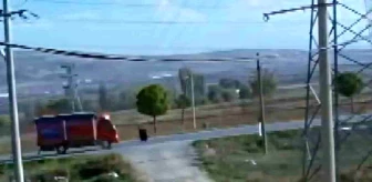 Sivas'ta kamyonun çarptığı yaşlı kadının son anları kamerada