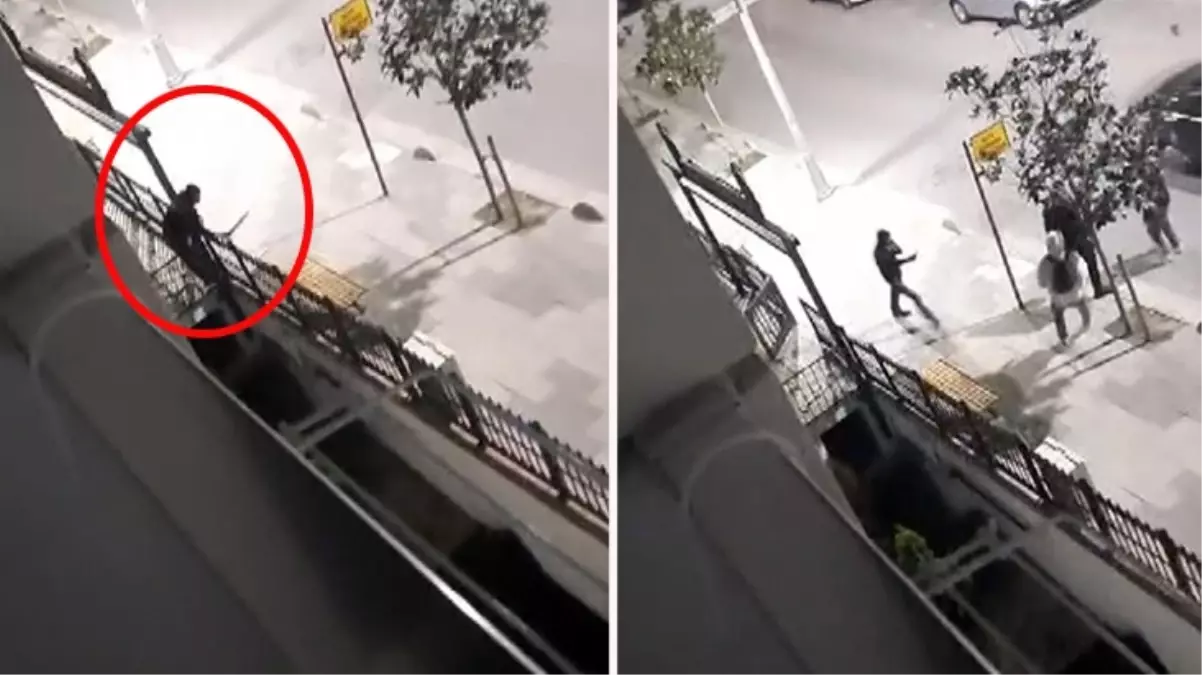 Eline pala alan bir kişi, yoldan geçenlere saldırdı