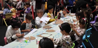 Çocuklar 'Espark Atölye' etkinliklerinde doyasıya eğleniyor