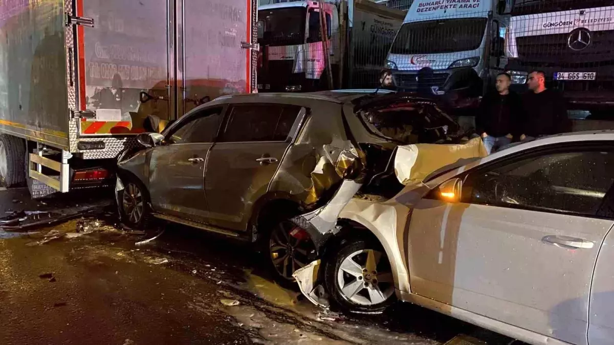 Güngören'de Kaza: 1 Ölü, 5 Yaralı