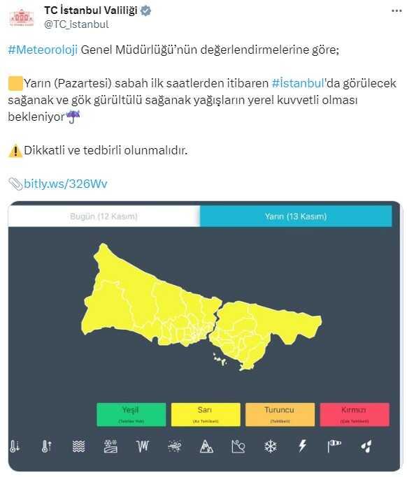 Meteoroloji ve valilikten İstanbul'a peş peşe yağış uyarısı: Sabah saatlerinde etkili olacak Meteoroloji ve valilikten İstanbul'a peş peşe yağış uyarısı: Sabah saatlerinde etkili olacak