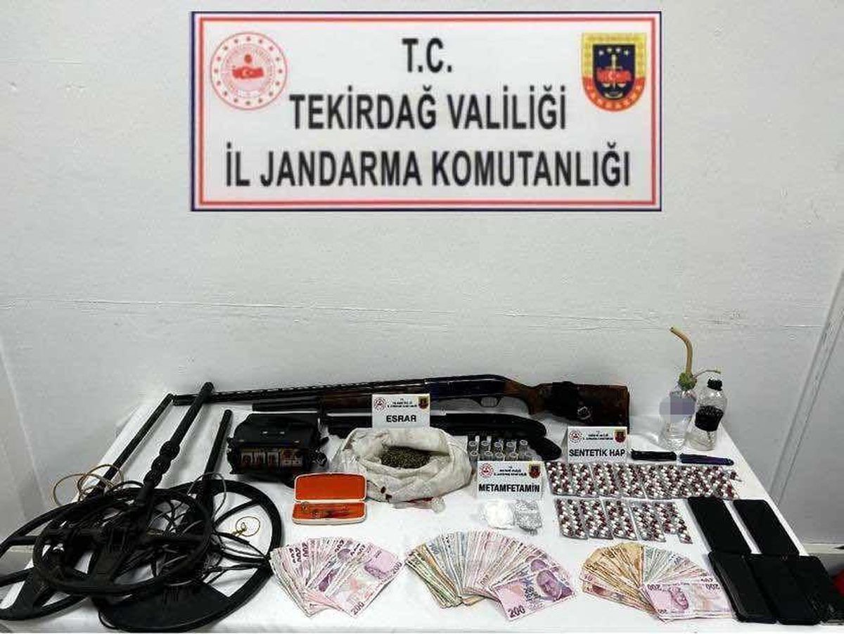 Tekirdağ'da Uyuşturucu Operasyonu: 8 Şüpheli Yakalandı