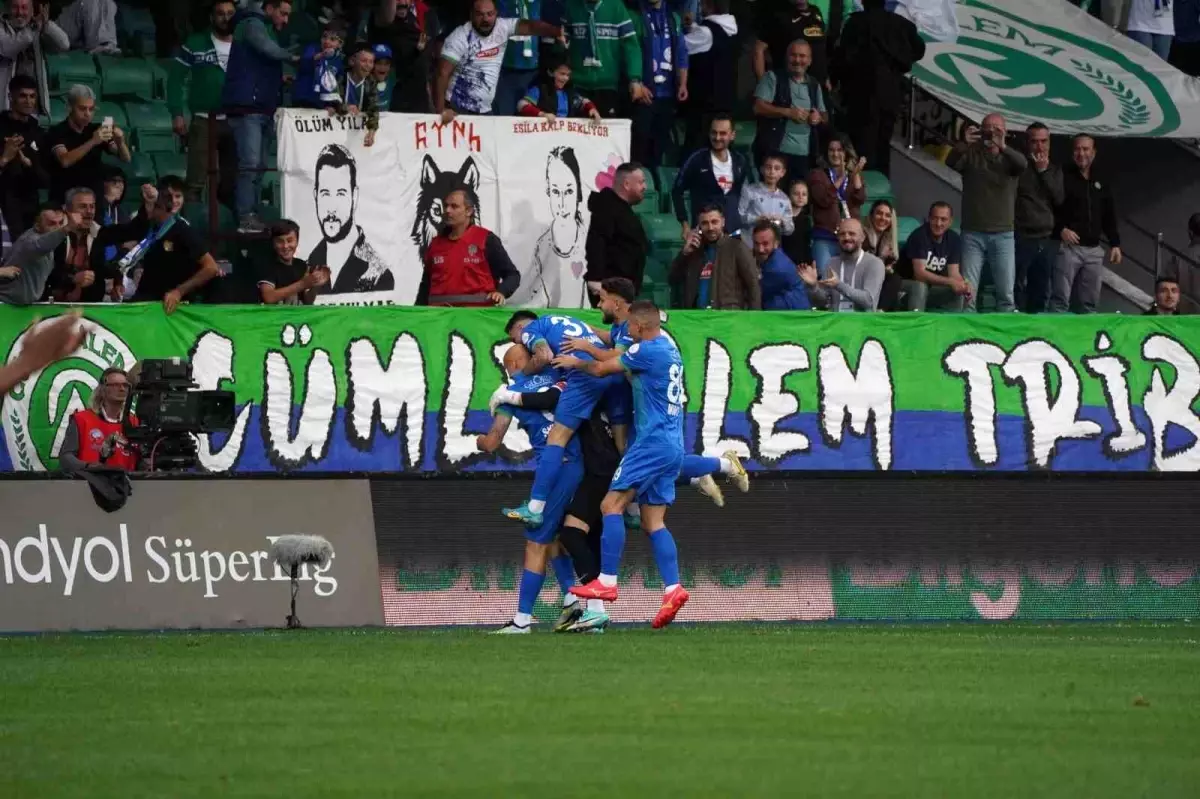 Çaykur Rizespor, İstanbulspor'u 1-0 mağlup etti