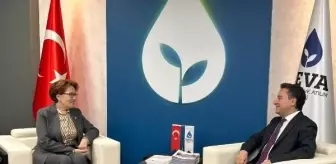 Meral Akşener, Ali Babacan'a taziye ziyaretinde bulundu