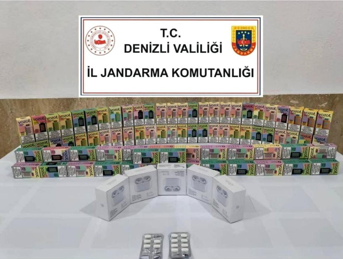 Denizli'de Kaçak Elektronik Sigara ve Uyuşturucu Operasyonu