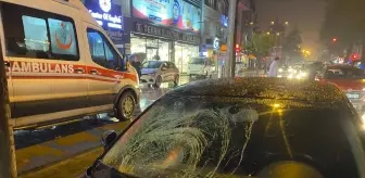 Düzce'de Yolun Karşısına Geçmeye Çalışan Yaya Otomobilin Çarpması Sonucu Yaralandı