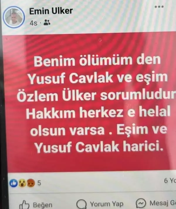 Denizli'de Silahlı Saldırı Sonucu 3 Kişi Hayatını Kaybetti! Günler önce paylaşım yapmış