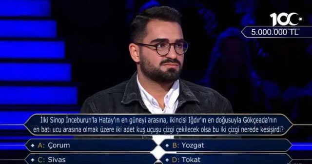 Tokat Belediye Başkanı, 'Kim Milyoner Olmak İster?' yarışmasında 'Tokat' cevabını vererek 5 milyonluk soruda elenen yarışmacıyı kente davet etti Tokat Belediye Başkanı, 'Kim Milyoner Olmak İster?' yarışmasında 'Tokat' cevabını vererek 5 milyonluk soruda elenen yarışmacıyı kente davet etti