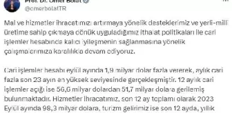 Ticaret Bakanı Ömer Bolat: İhracatı artırmaya yönelik çalışmalara kararlılıkla devam ediyoruz