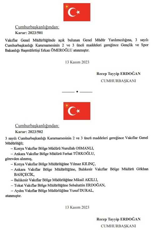 Büyükelçi atamaları Resmi Gazete'de yayınlandı! 14 Kasım Resmi Gazete atama kararları neler? Büyükelçi atamaları Resmi Gazete'de yayınlandı! 14 Kasım Resmi Gazete atama kararları neler?