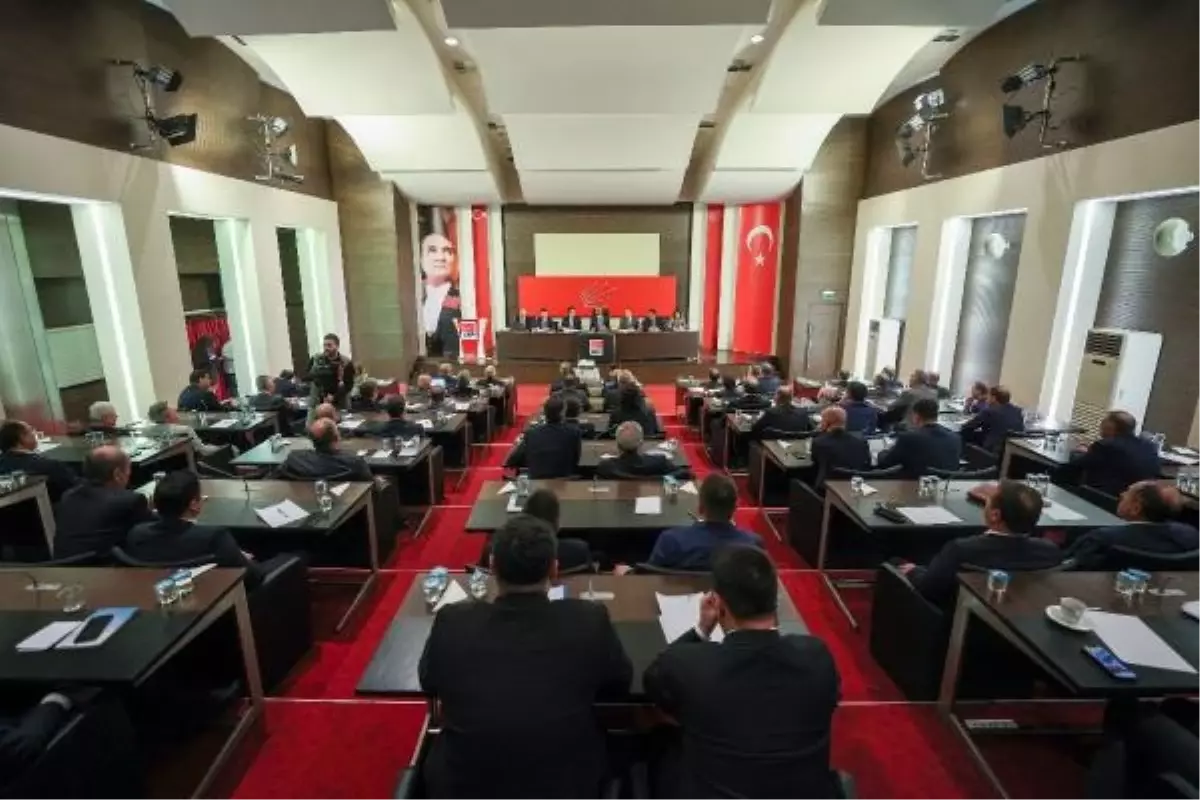 CHP İl Başkanlarından Tüzük Kurultayı Tavsiye Kararı