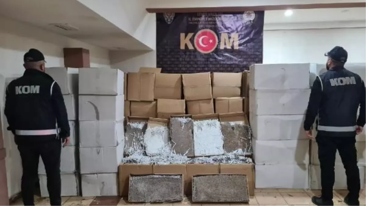 Torbalı'da 9 Milyon TL Değerinde Makaron Ele Geçirildi