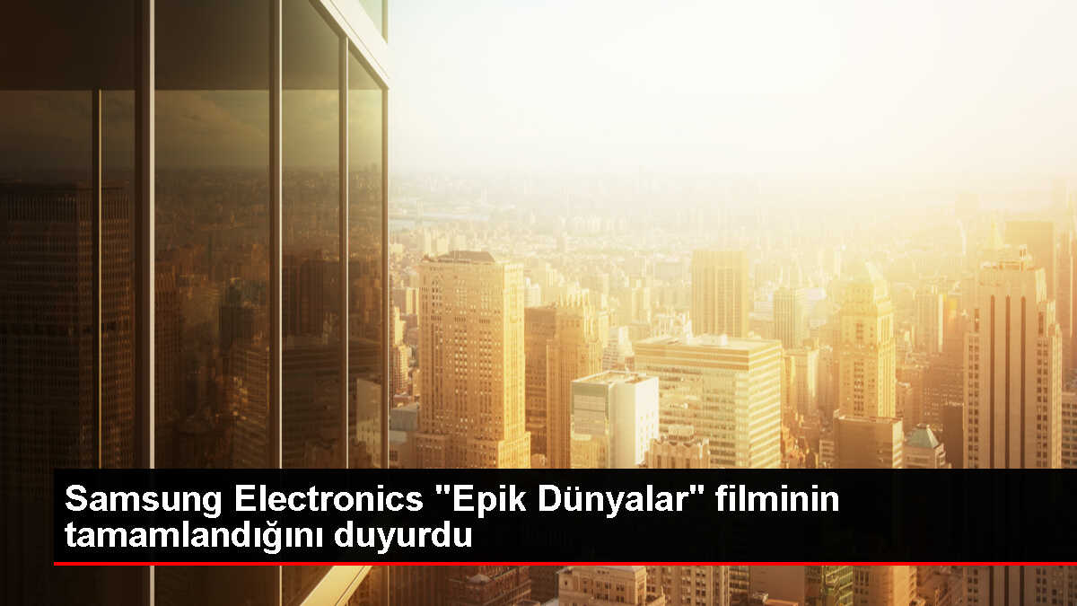 Samsung, Galaxy S23 Ultra ile çekilen 'Epic Worlds' filmini tamamladı