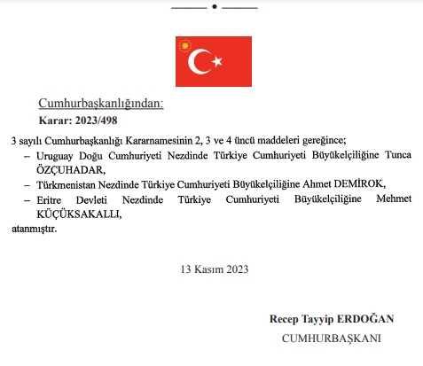 Yeni Eritre Büyükelçisi Mehmet Küçüksakallı kimdir? Mehmet Küçüksakallı hayatı ve biyografisi