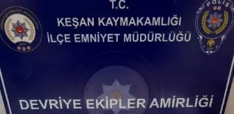 Keşan'da Ayakkabı Tabanında Metamfetamin Bulundu