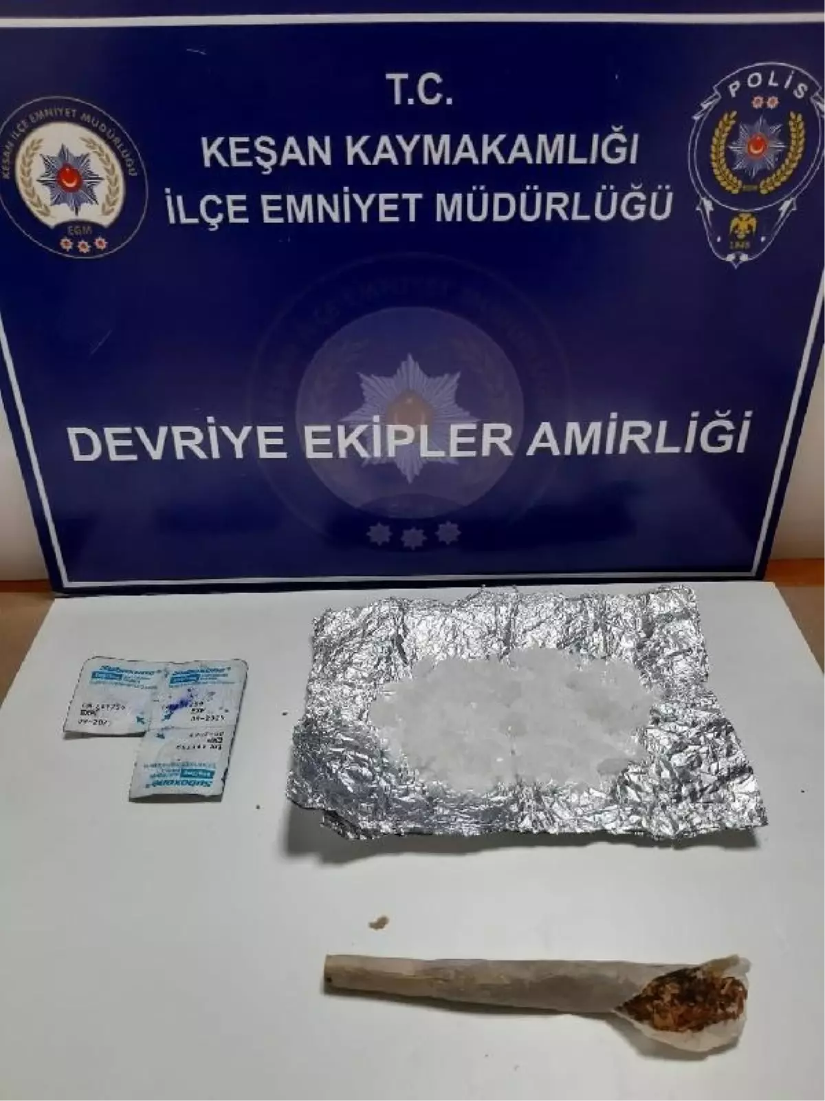 Keşan'da Ayakkabı Tabanında Metamfetamin Bulundu
