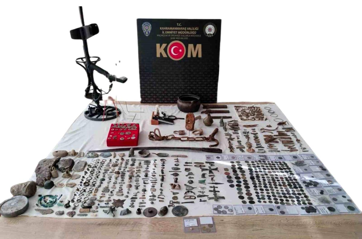 Kahramanmaraş'ta Tarihi Eser Kaçakçılığı Operasyonu