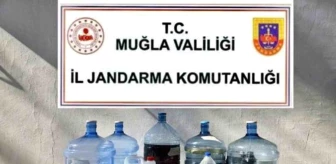 Muğla'da Sahte-Kaçak Alkol Üretimi Yapan Şahsa Operasyon