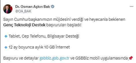 VERGİSİZ TELEFON, BİLGİSAYAR BAŞVURU EKRANI! Üniversite öğrencileri vergisiz telefon başvuru şartı nedir, kimler alabilecek?
