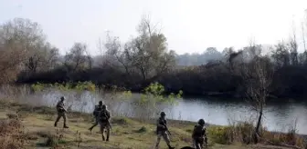 Edirne'de Yunanistan'a kaçmaya çalışan 14 terör örgütü şüphelisi yakalandı