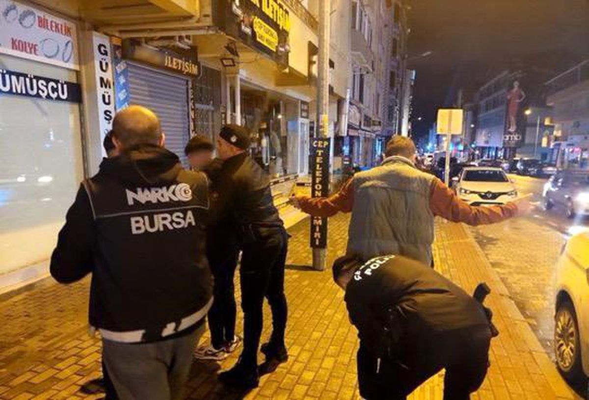 Bursa'da 'huzur' uygulamasında 7 şüpheli gözaltına alındı