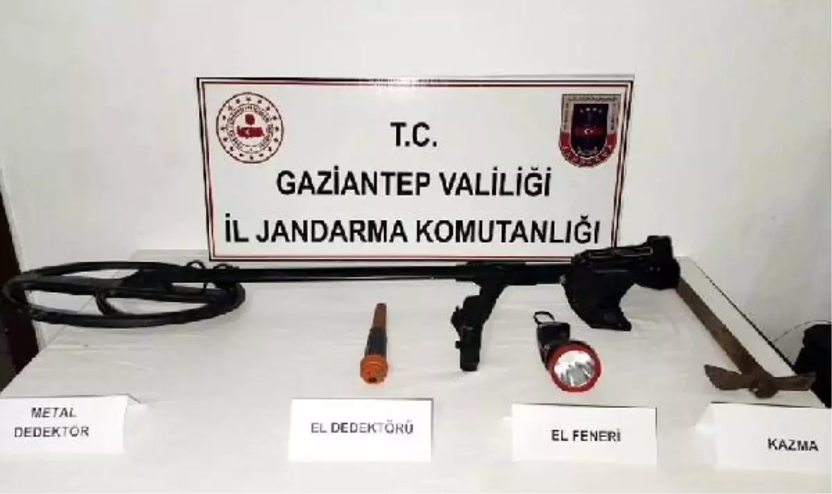 Gaziantep'te Kaçak Kazı Yapan 10 Şüpheli Yakalandı