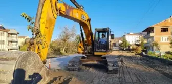 Tokat'ın Pazar ilçesinde sıcak asfalt çalışması başladı