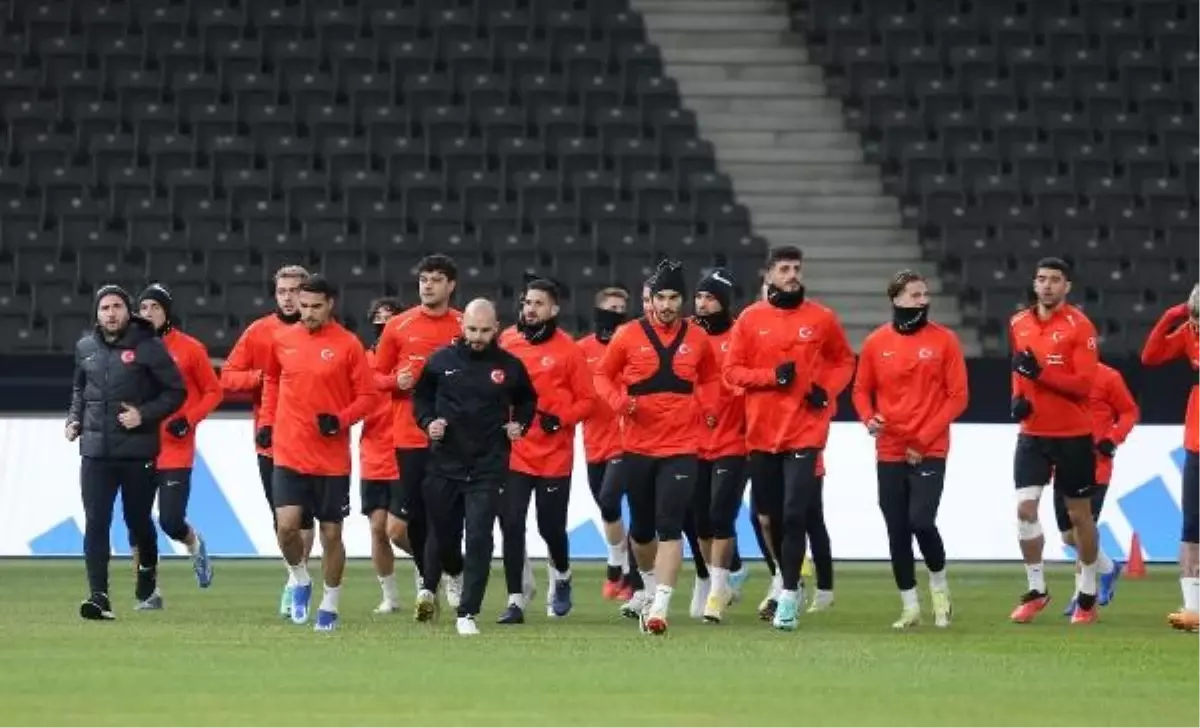 Türkiye A Milli Futbol Takımı Almanya maçı hazırlıklarını tamamladı