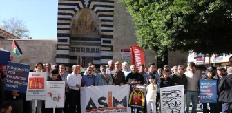 Adana Sivil İnisiyatif Meclisi İsrail'in Gazze saldırılarını protesto etti