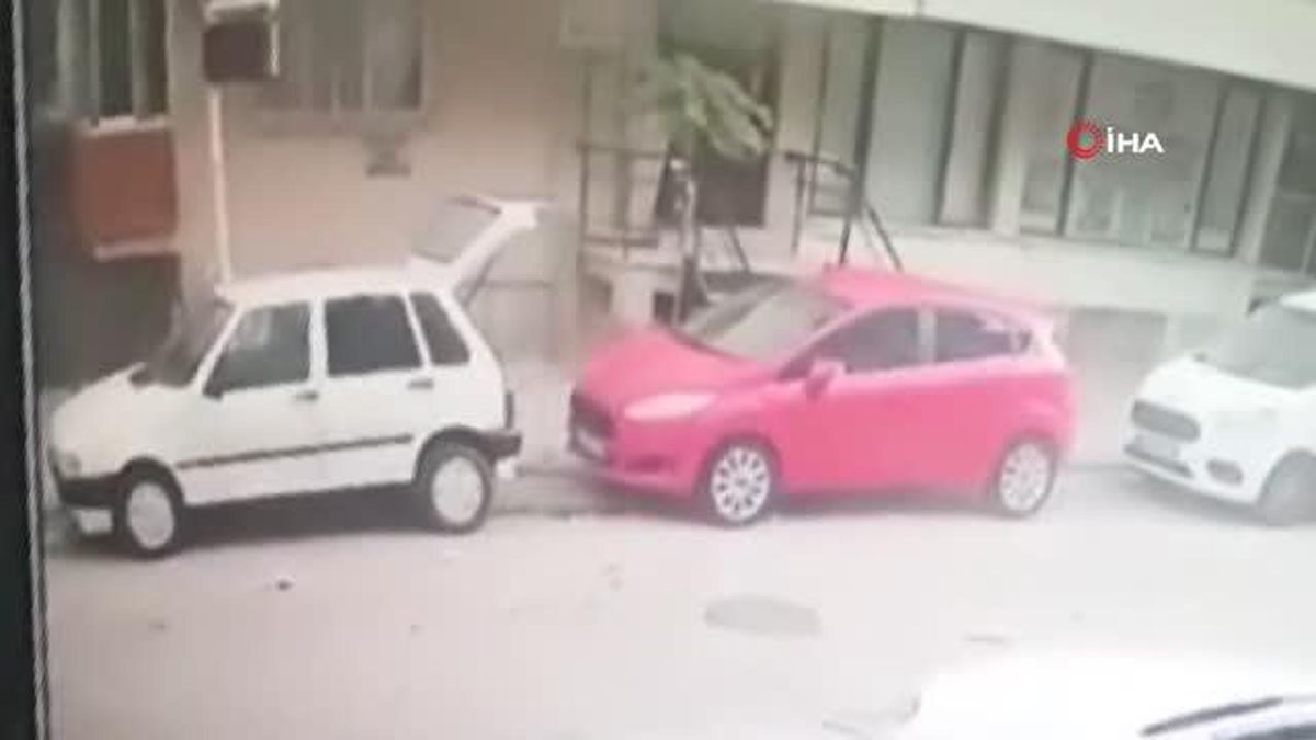 Ankara'daki doğalgaz patlaması kamerada