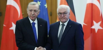 Cumhurbaşkanı Erdoğan, Almanya Cumhurbaşkanı Steinmeier'le görüştü
