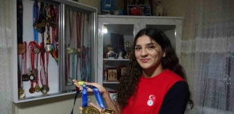 Tokat'ta Dünya Şampiyonu Nesrin Baş'ın Olimpiyat Hedefi