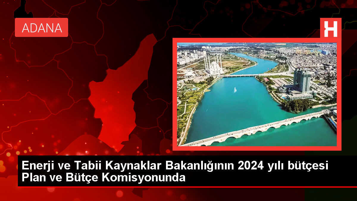 Enerji ve Tabii Kaynaklar Bakanlığının 2024 yılı bütçesi Plan ve Bütçe Komisyonunda