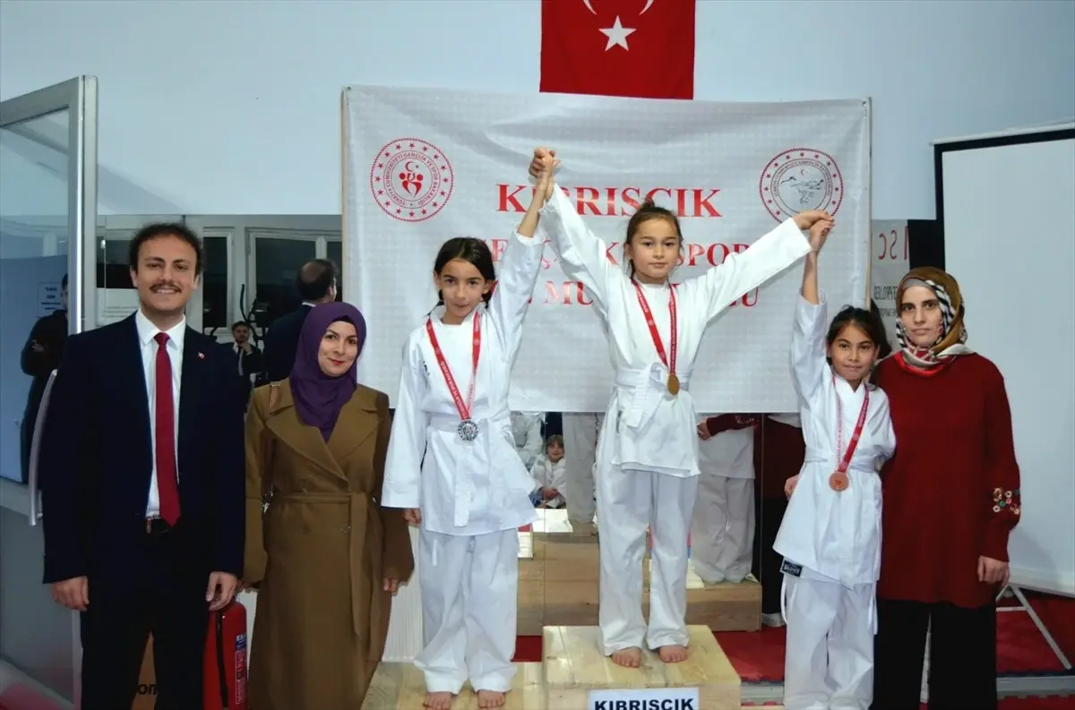 Bolu'nun Kıbrıscık ilçesinde karate şampiyonası düzenlendi